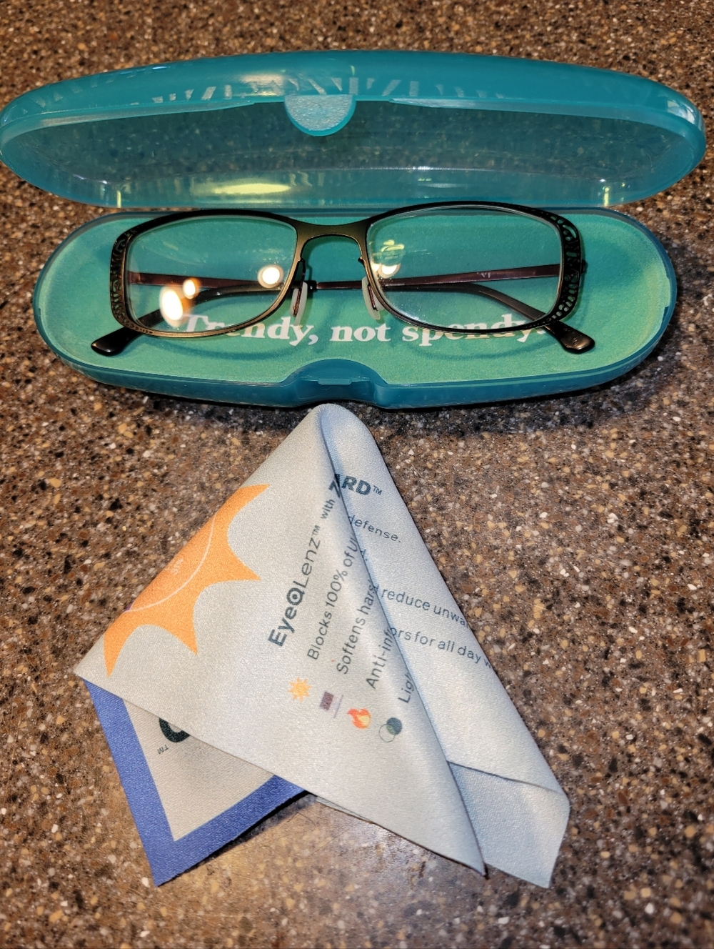 Zenni Rectangle Glasses Frames Black/Burgundy Cutout Scroll  - Retired / Rare